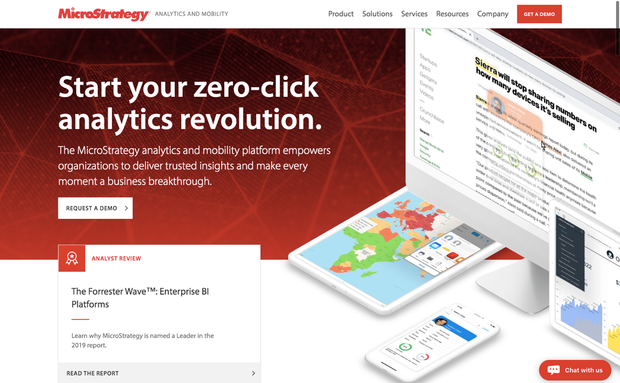 The up-to-speed dashboard makes Microstrategy one of the top picks for a business intelligence tool.