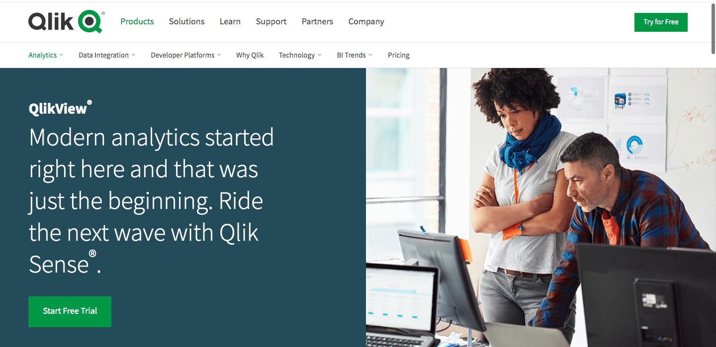 QlikView is a self-service business intelligence tool that helps drive insightful business solutions by helping the users to discover, analyze and visualize data.