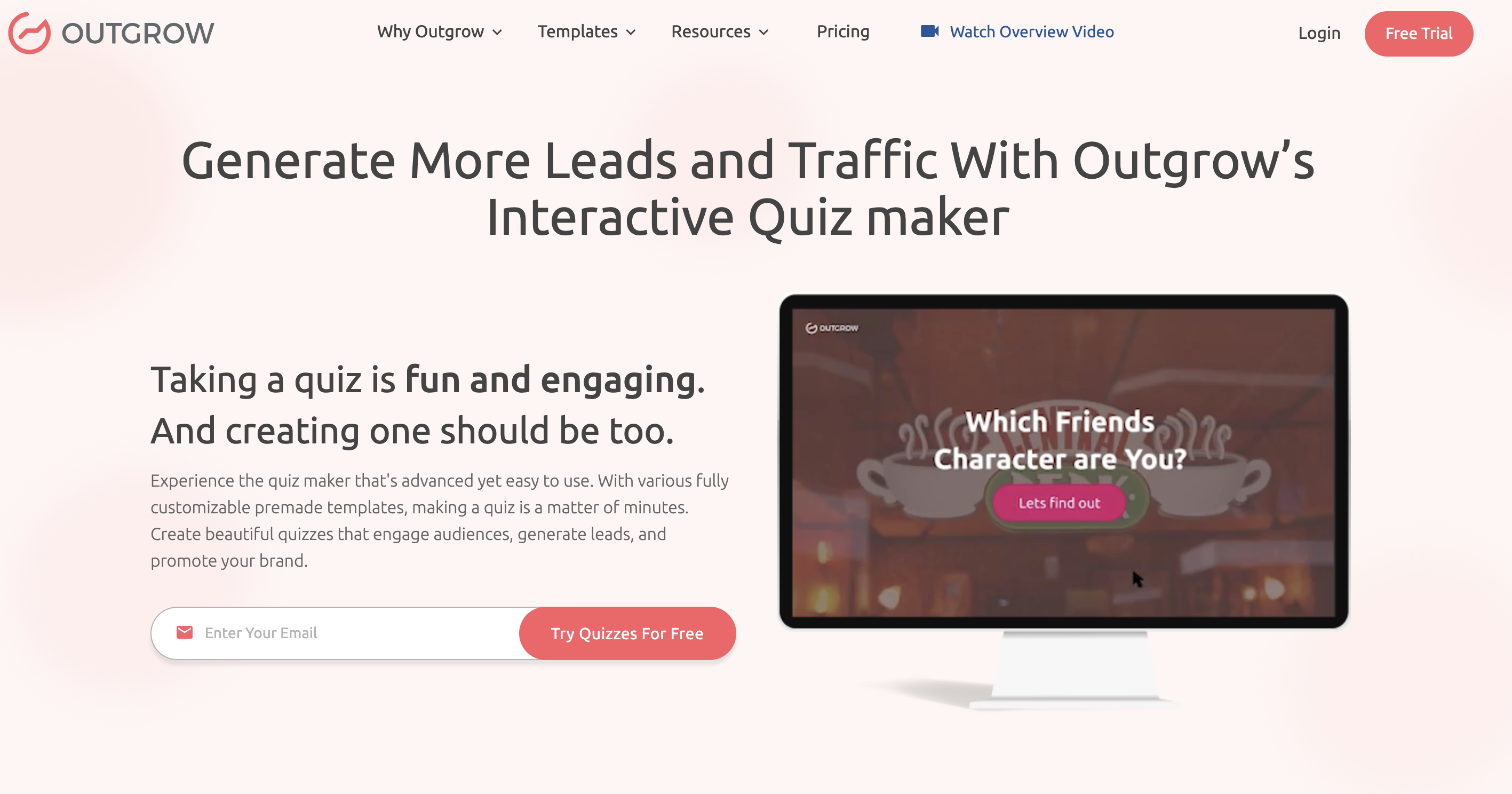 Create Interactive Content with Outgrow Quiz Maker