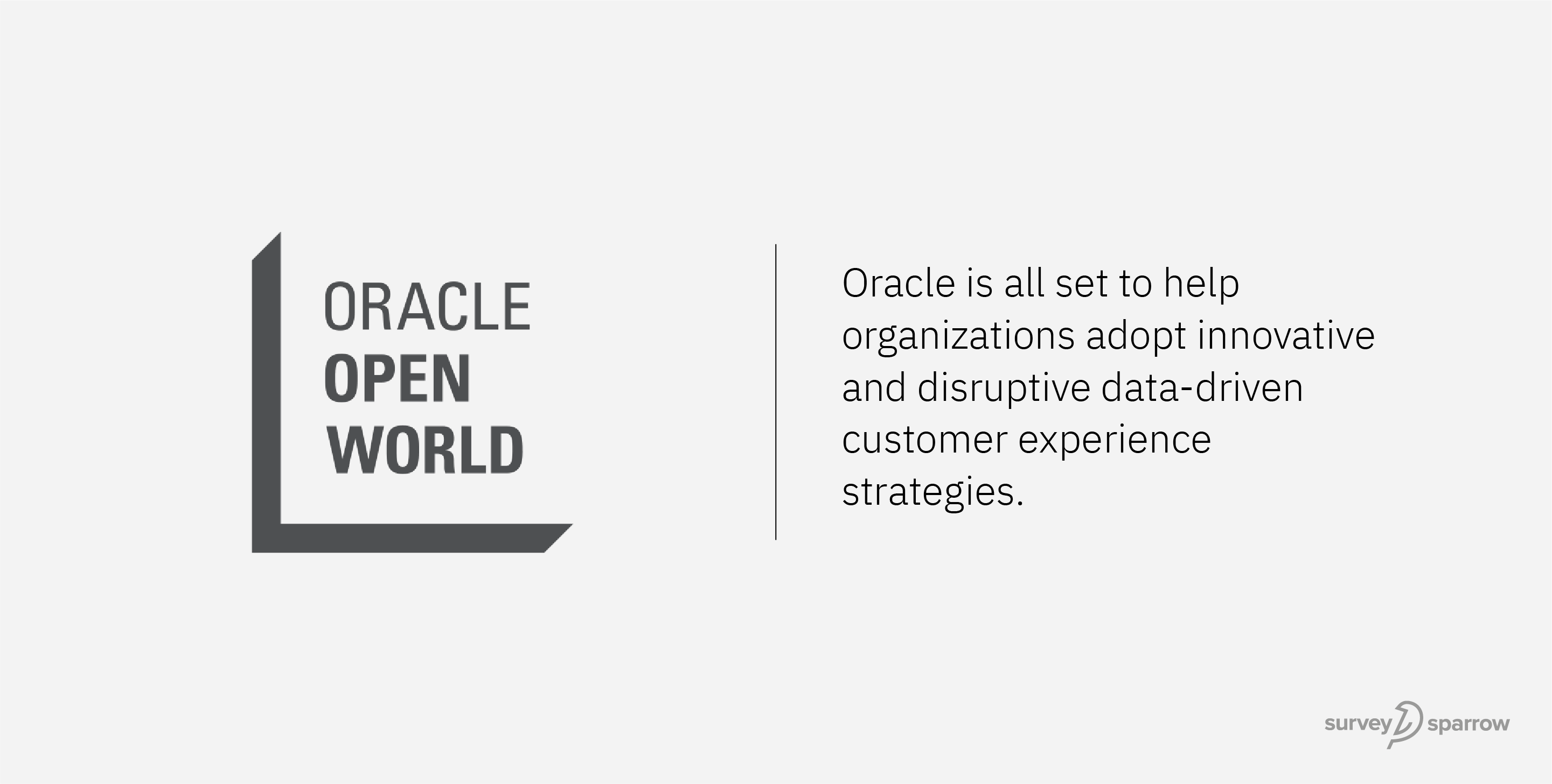 The two-day conference, Oracle Open World will walk you through the path-breaking technologies that are leading customer experience of successful brands.