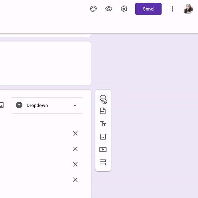 How to customize Google Forms layout