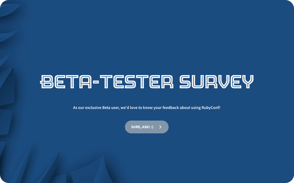 Beta Testing Survey Template