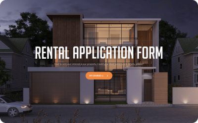 Rental Application Form Template