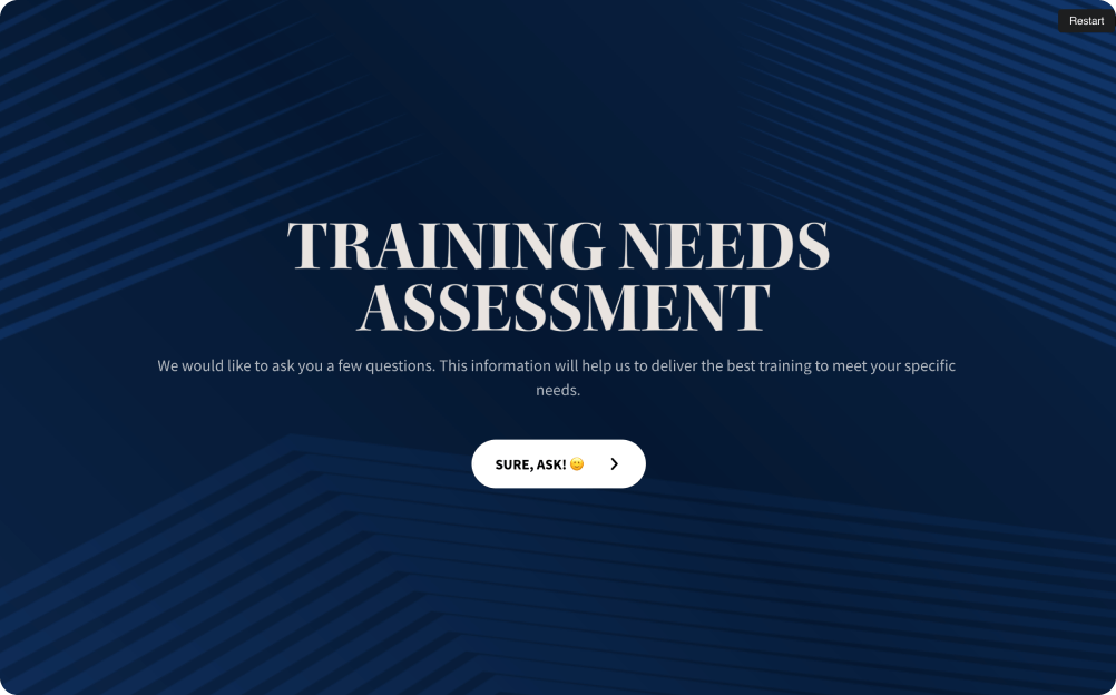 Training Needs Assessment Questionnaire Template