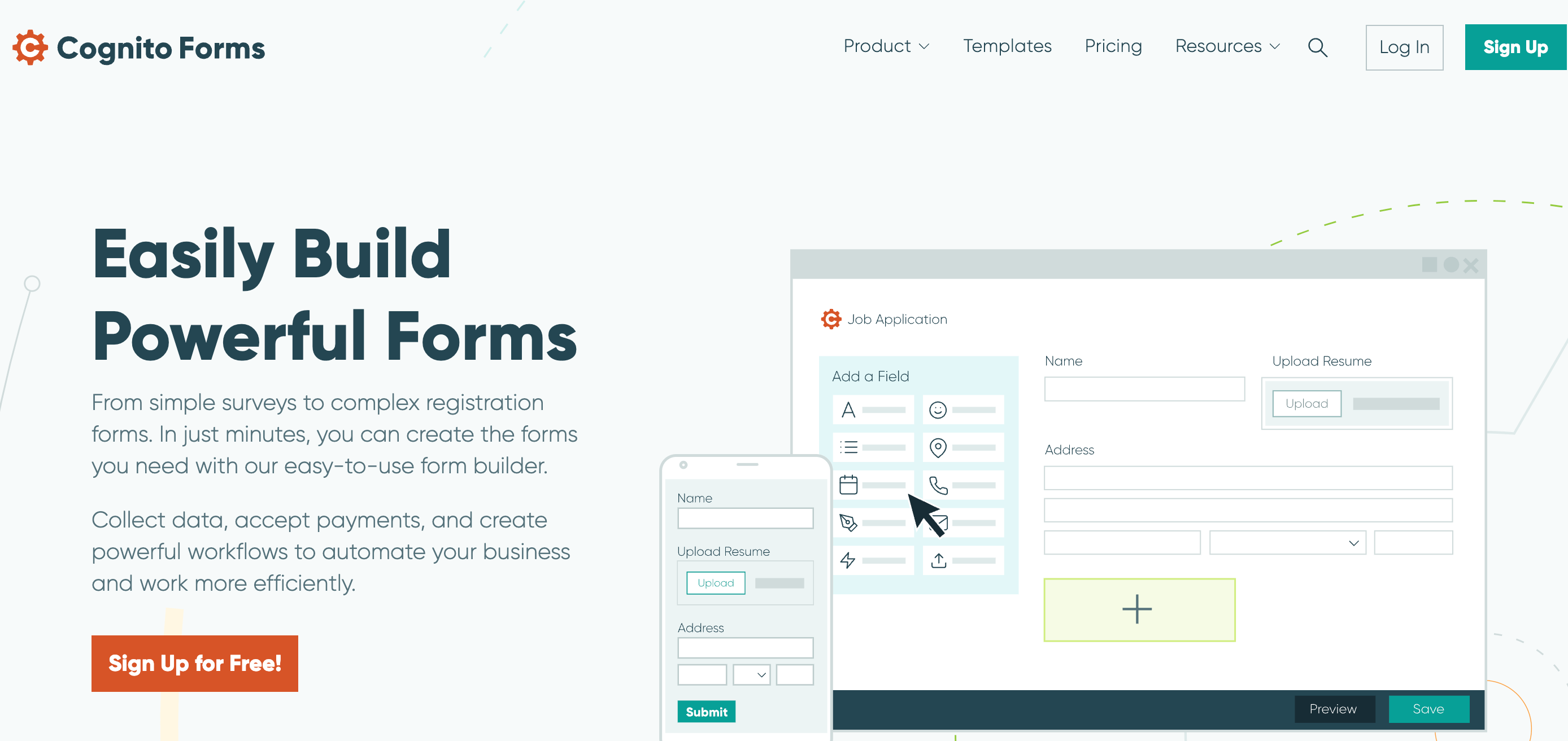 cognito-form-home-page