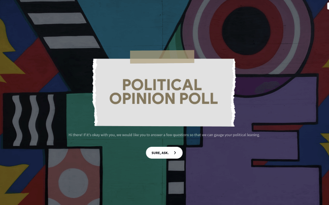 Online Political Poll Template