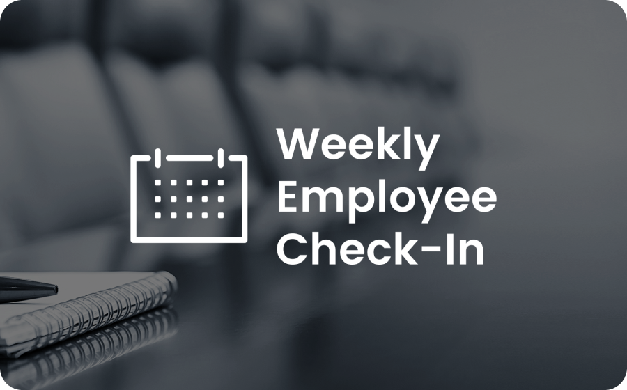Weekly Employee Check-In Template