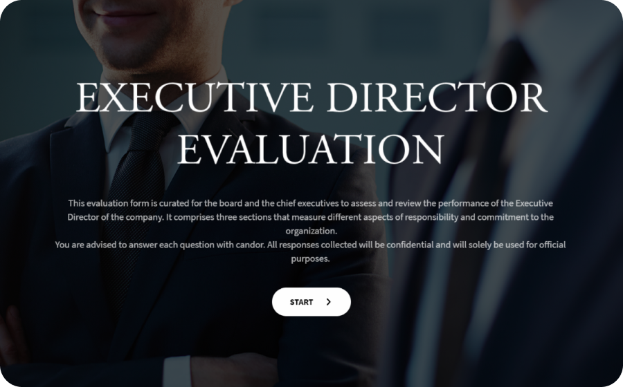 Executive Director Evaluation Form Template