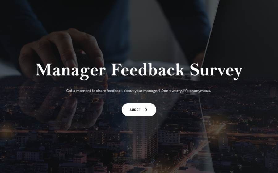 Manager Feedback Survey Template