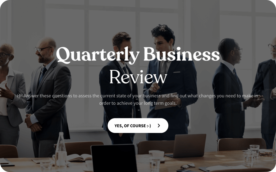 Quarterly Business Review Template
