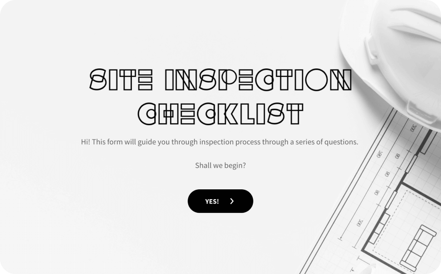 Site Inspection Checklist Template