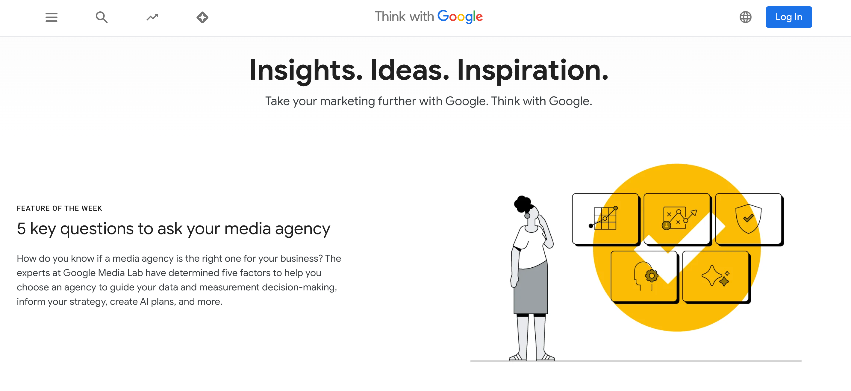 free market research tool - think with google