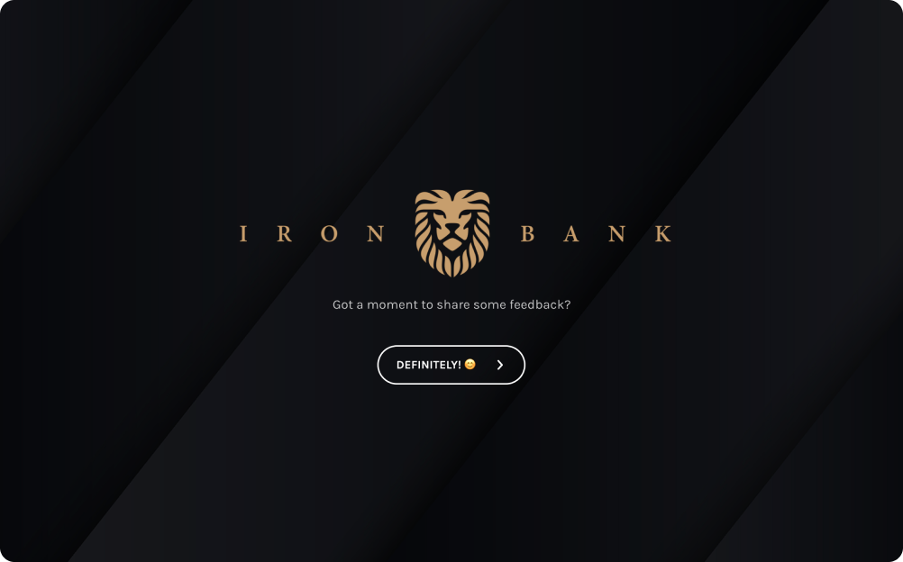 Free E-banking questionnaire template