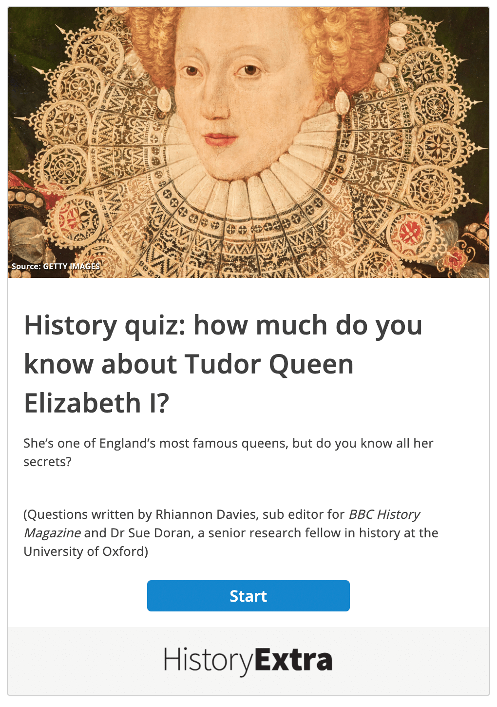 history quiz example