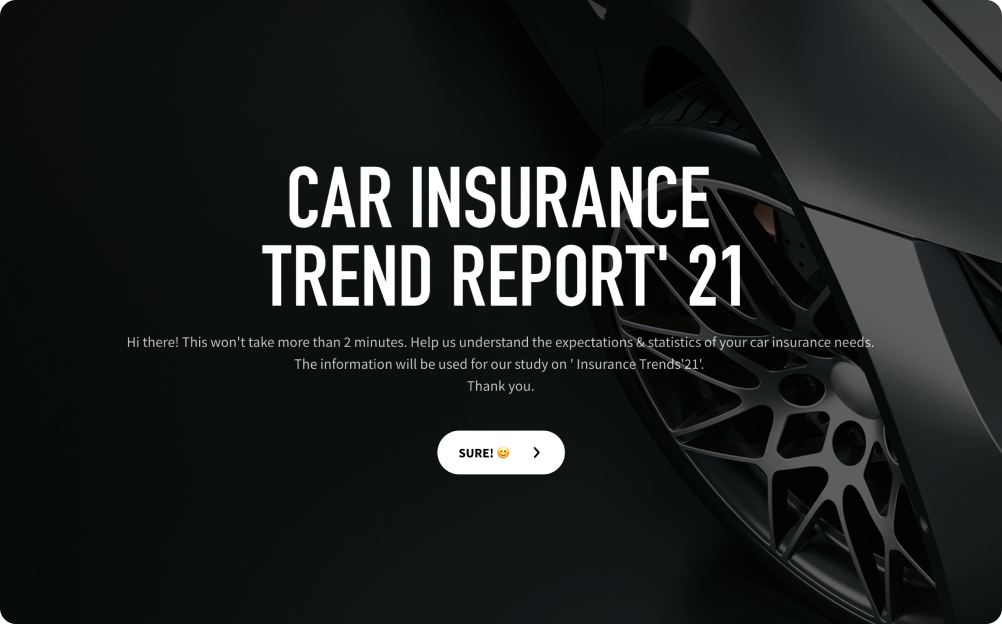 Car Insurance Survey Template