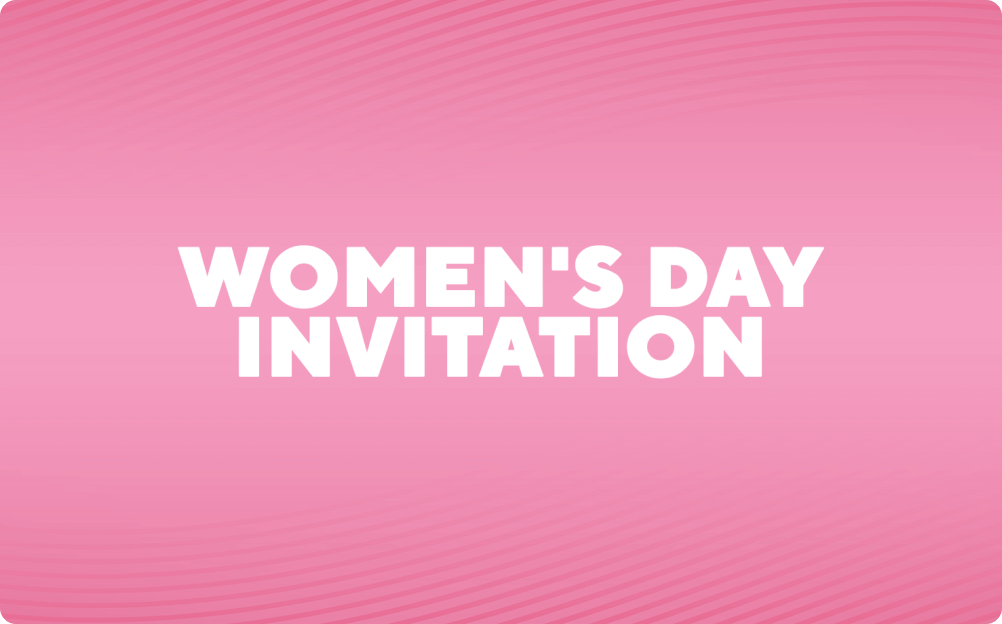 Women's Day Invitation Template