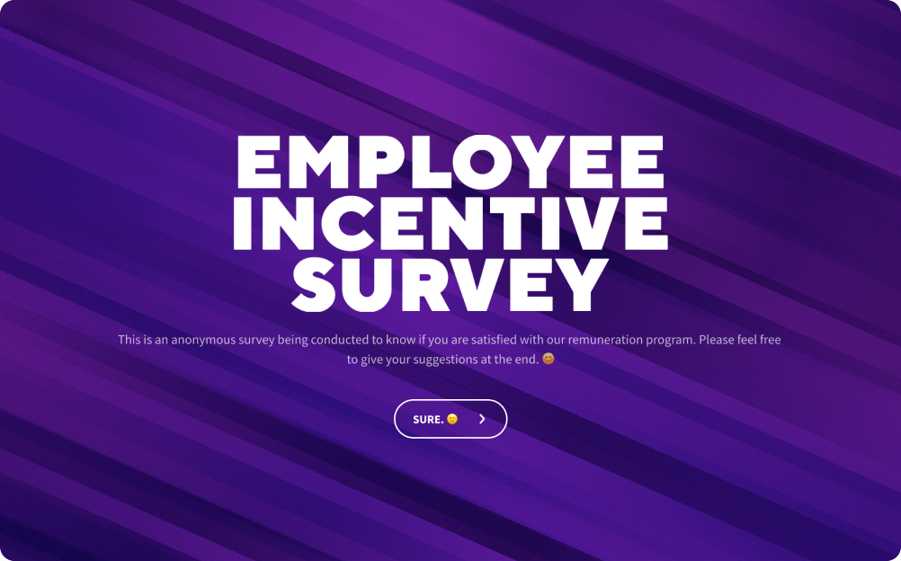 Employee Incentive Questionnaire Template