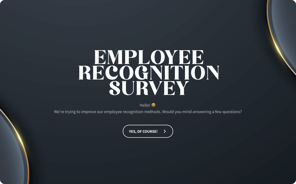 Employee Recognition Survey Template