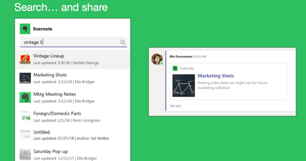 Evernote for note taking