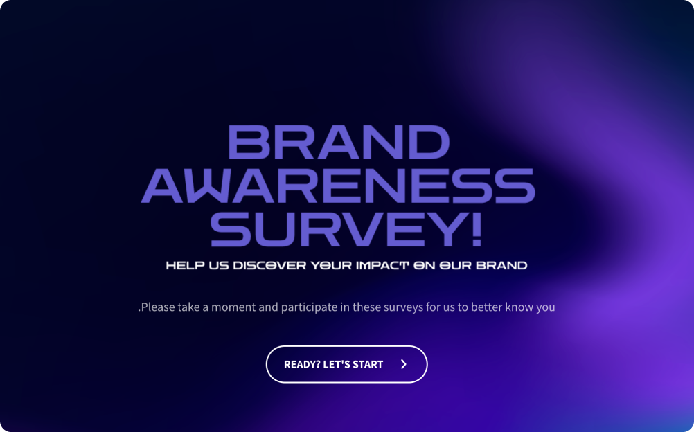  Consumer Awareness Survey of Brand 
