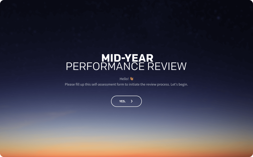 Mid Year Performance Review Template
