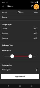 In the mood for a period film? This dual slider on Netflix lets you filter movies by release dates.