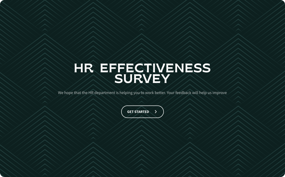 HR Effectiveness Survey Template