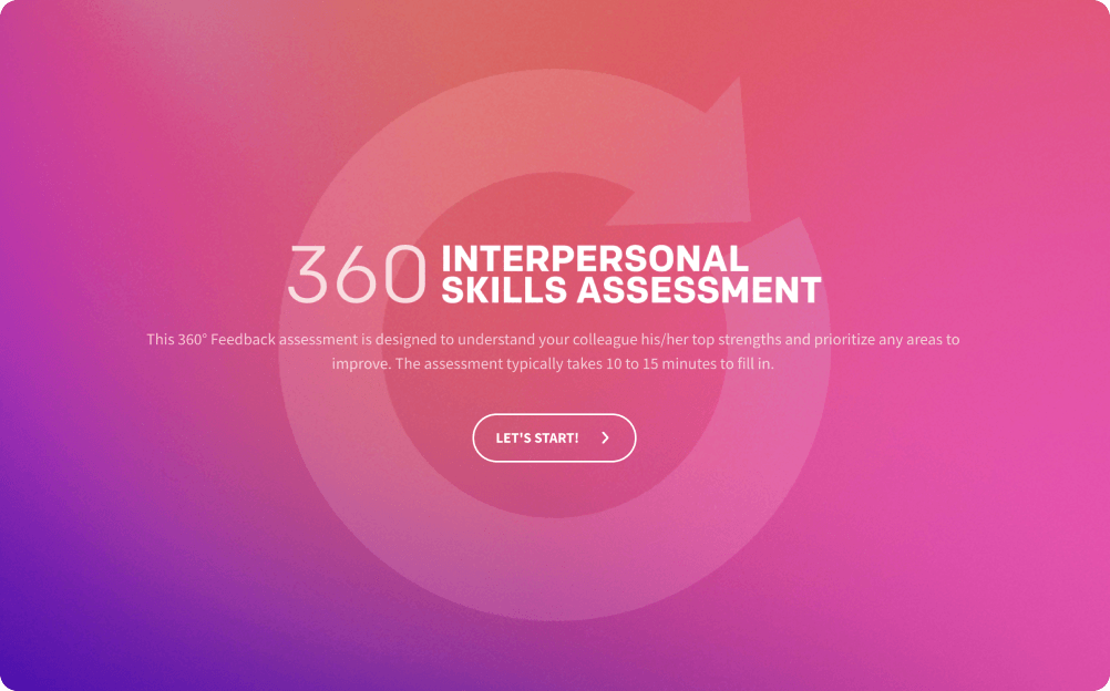 360 Interpersonal Skills Survey Template