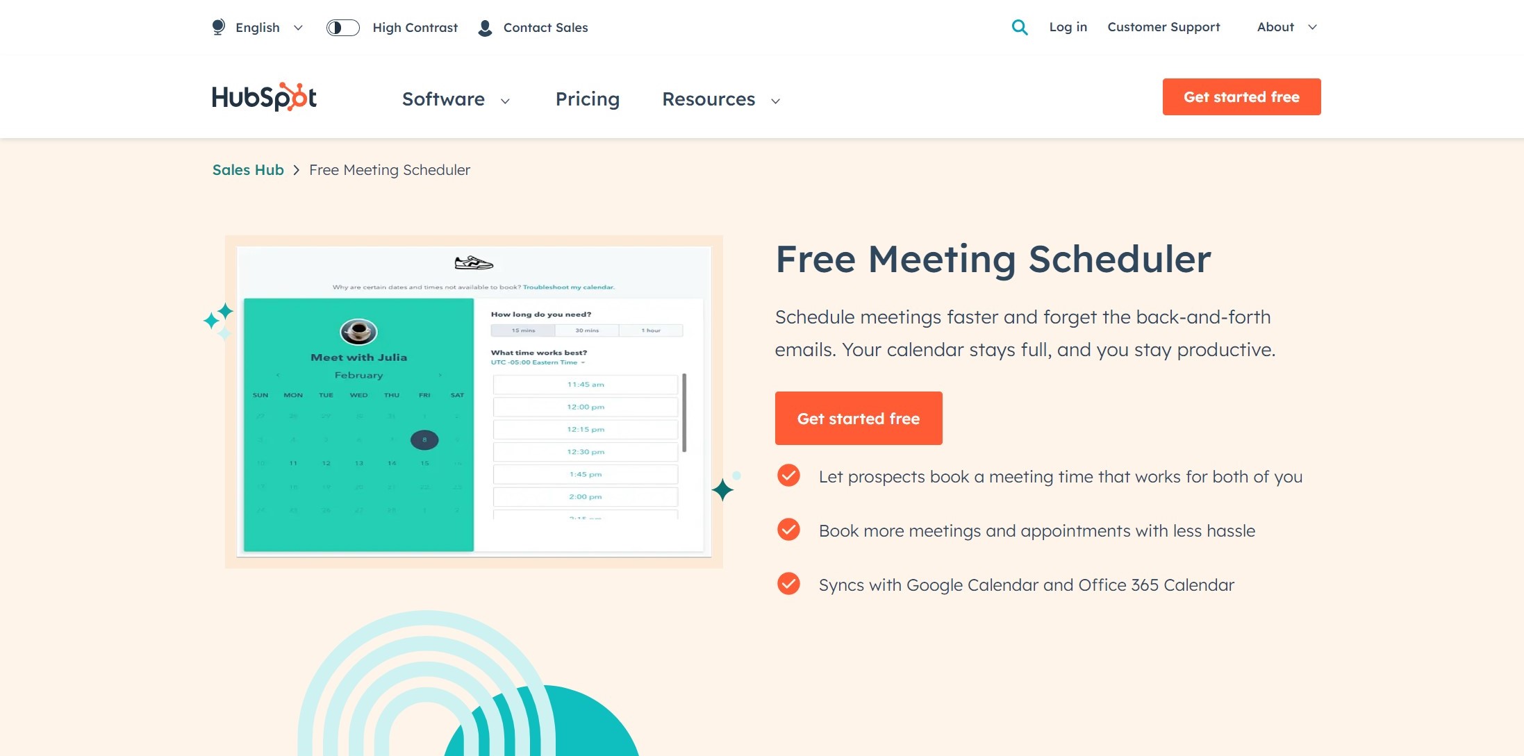 hubspot meeting scheduler