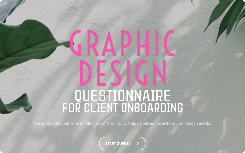  Graphic Design Survey Template 