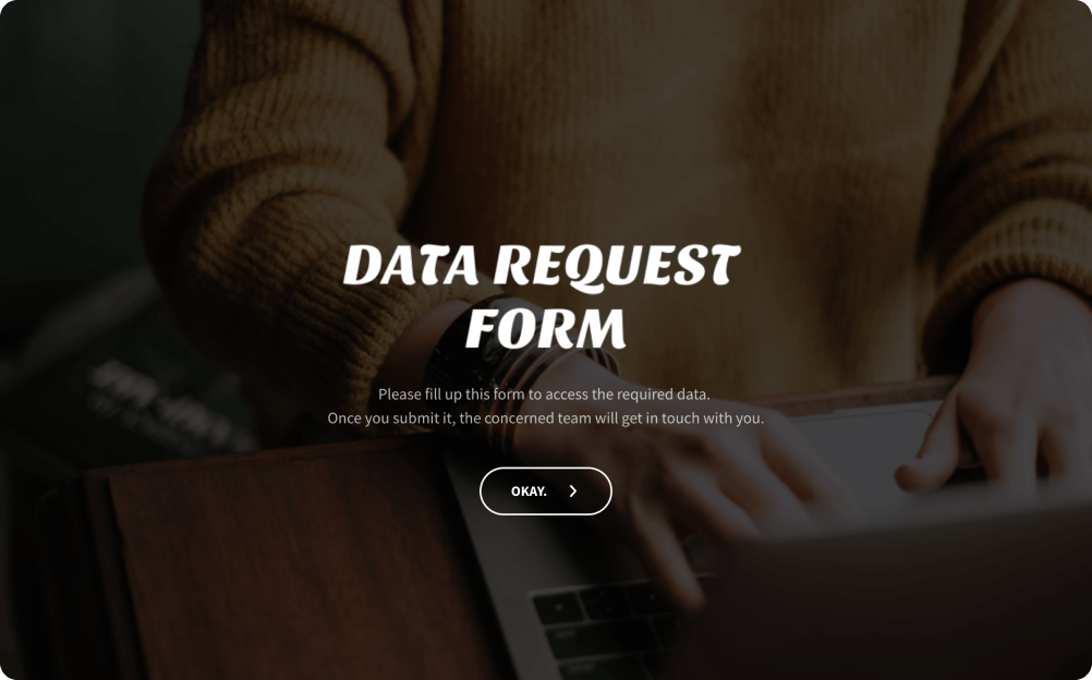 Data Request Form Template