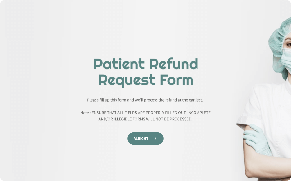 Patient Refund Request Form Template