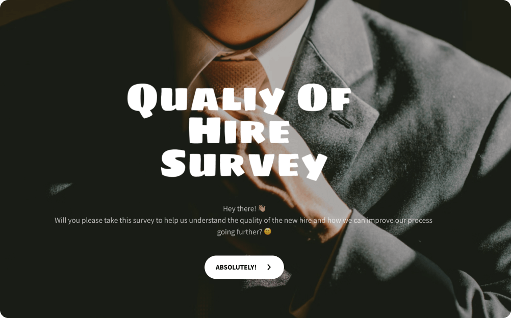Quality of Hire Survey Template