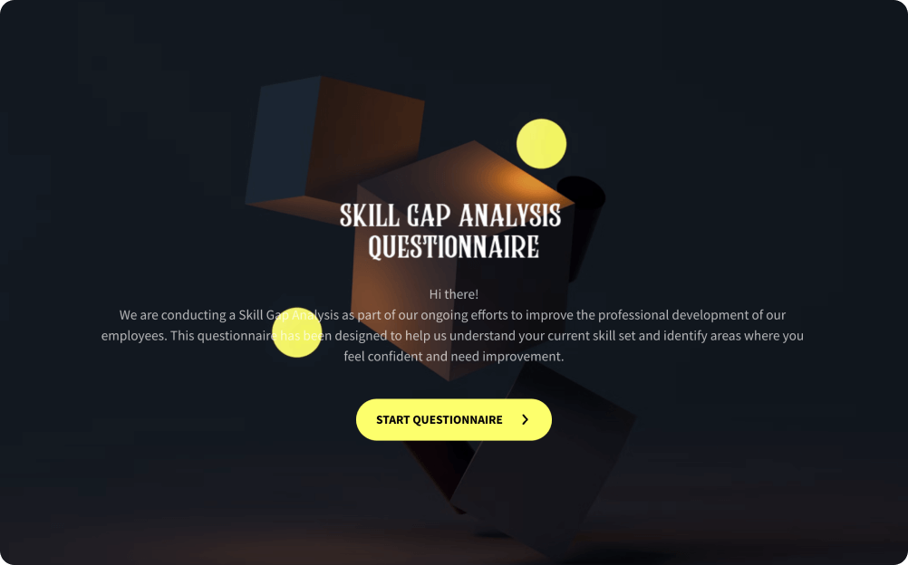 Skill Gap Analysis Questionnaire Template