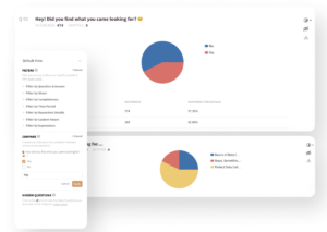 advanced filtering options to view survey feedback 