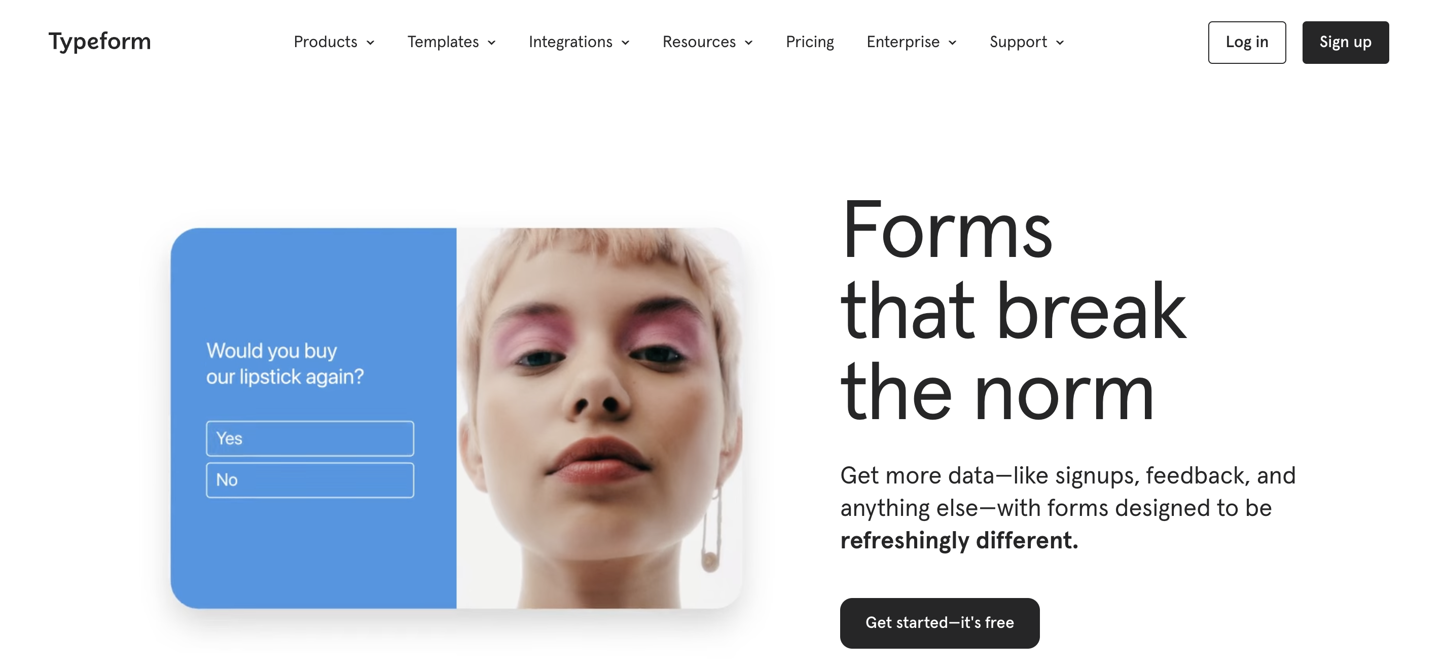 typeform-home-page