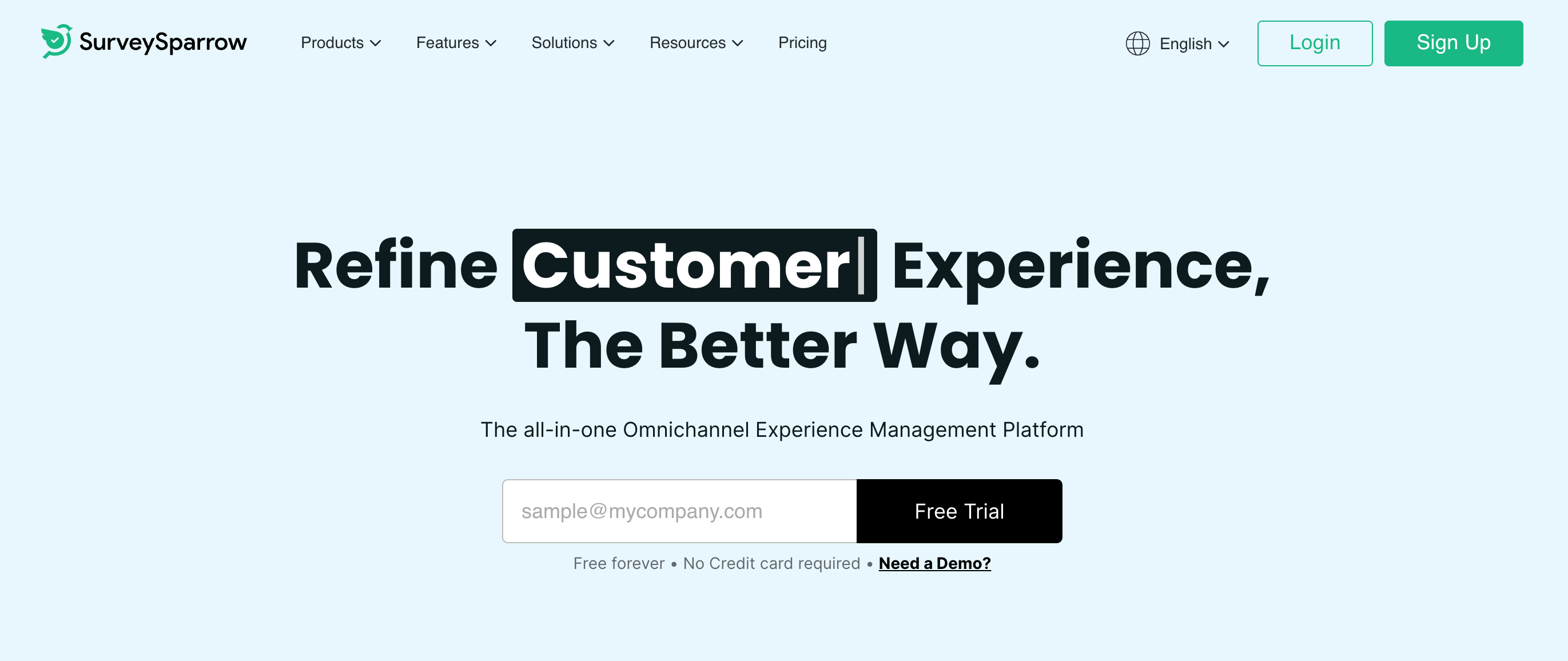 SurveySparrow - Voice of Customer Program