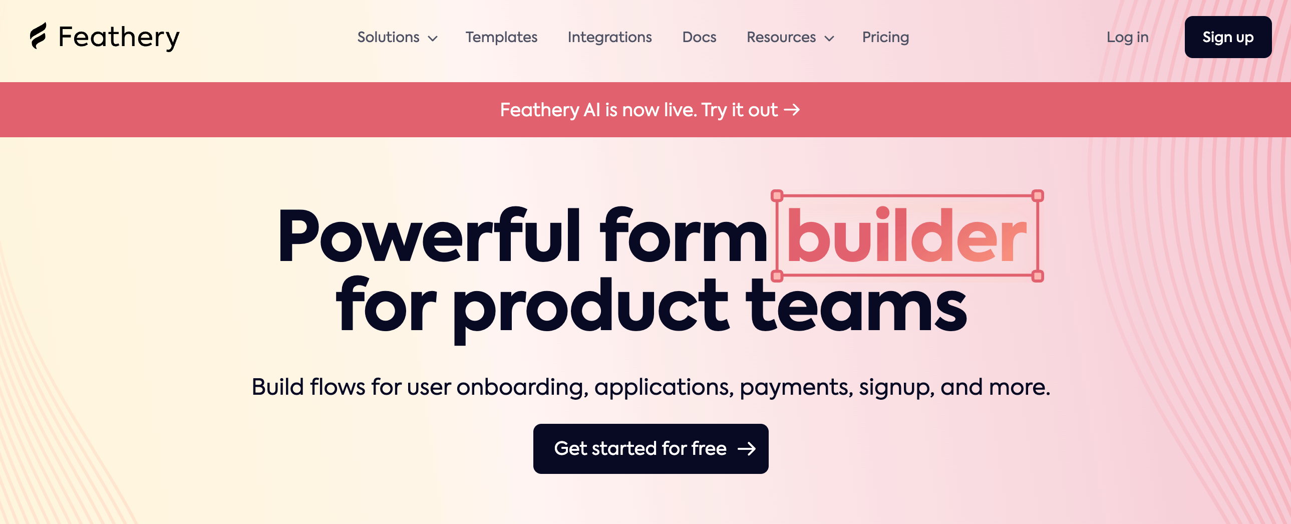 Feathery - no-code form builder