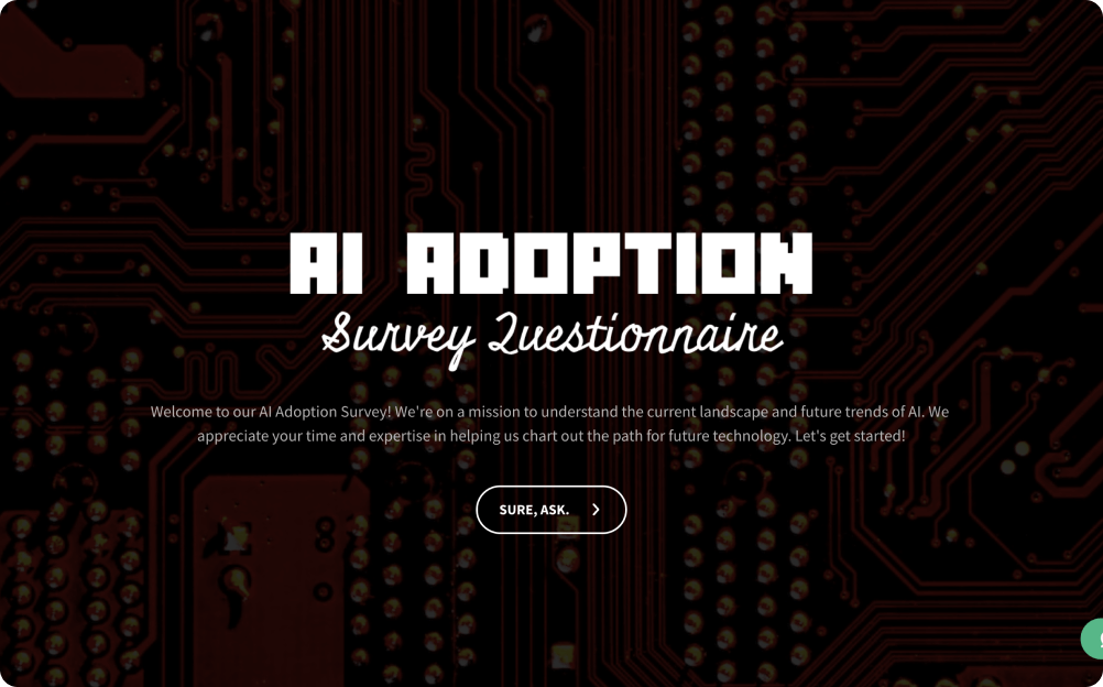 AI Survey Template