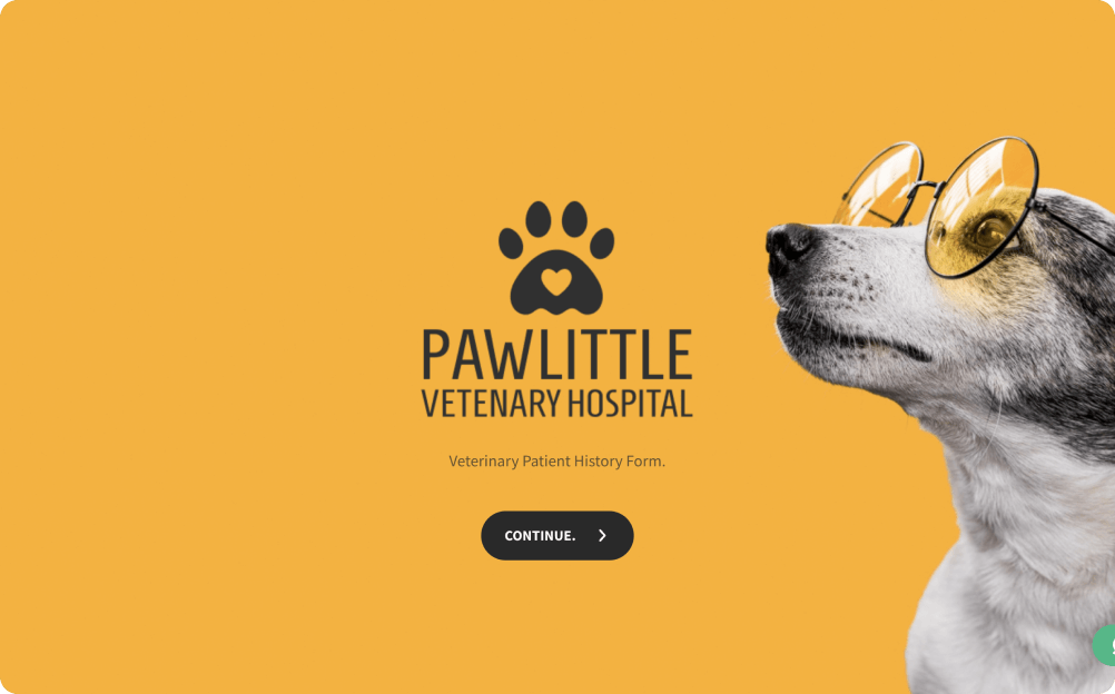 Veterinary Patient History Form Template