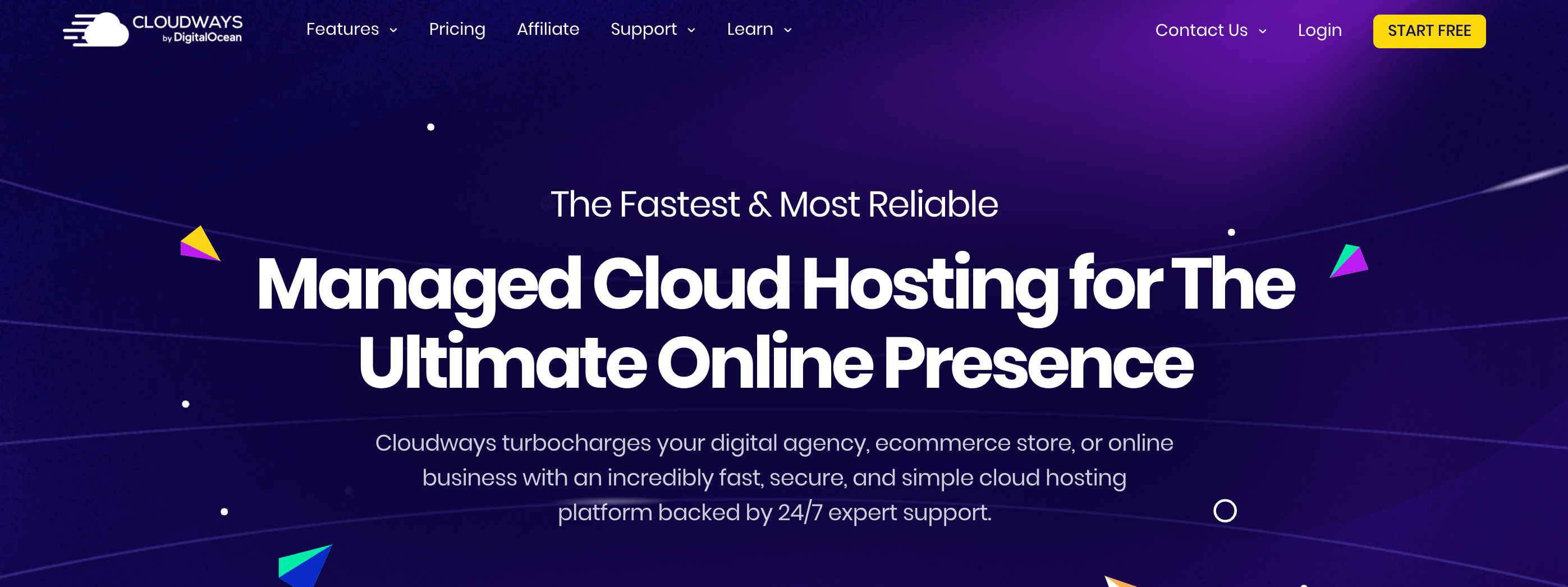 cloudways homepage