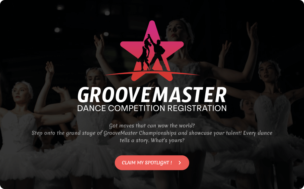 Dance Competition Registration Form Template