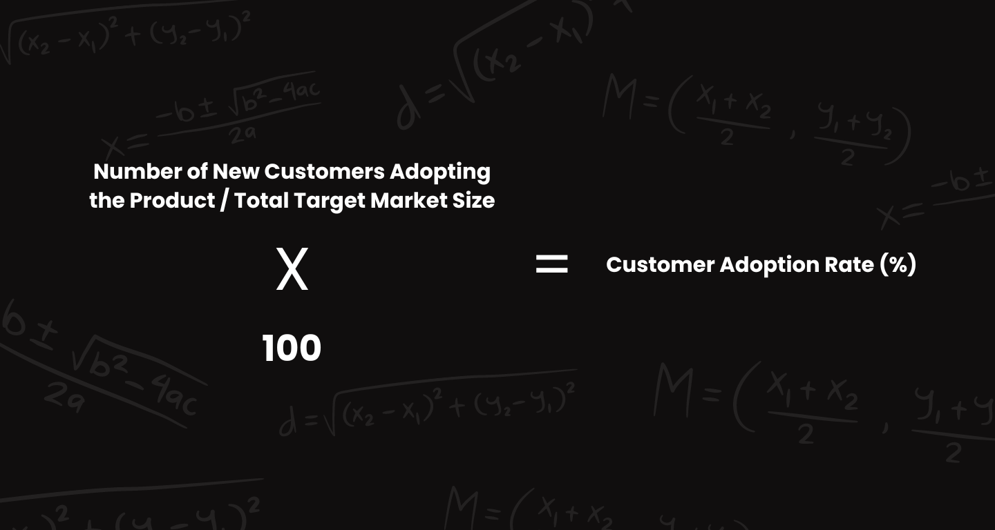 customer adoption calculation 