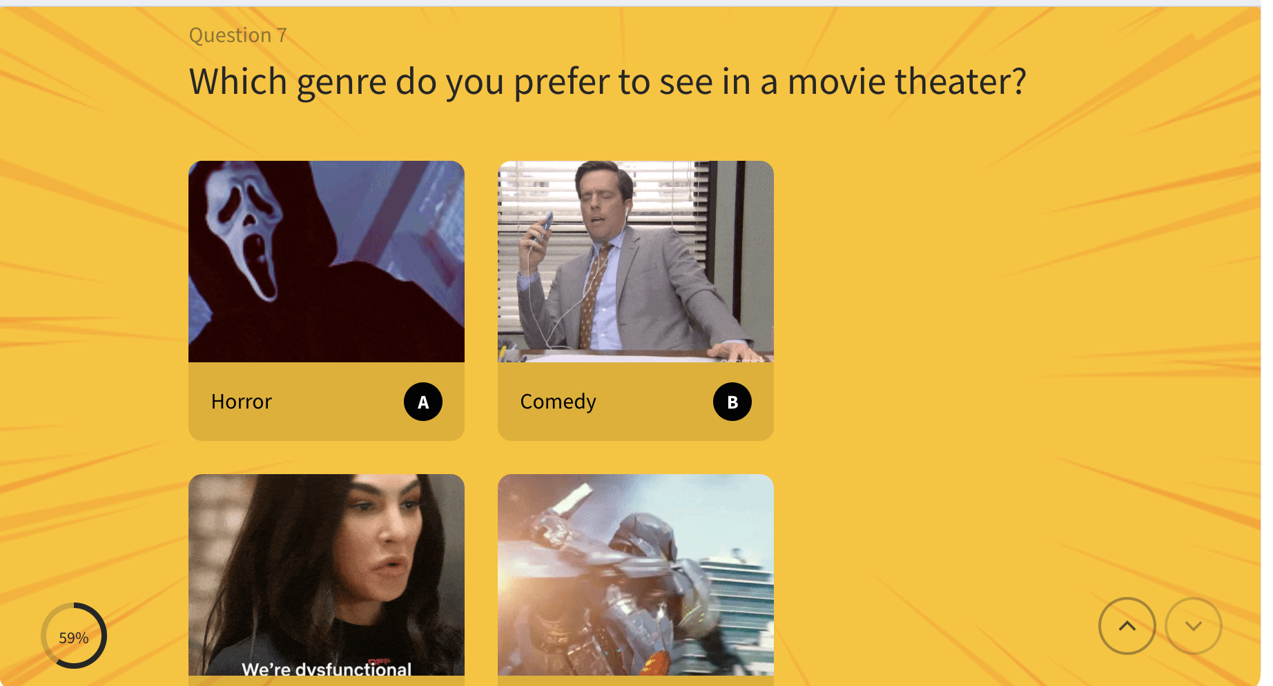 Movie theatre experience survey template