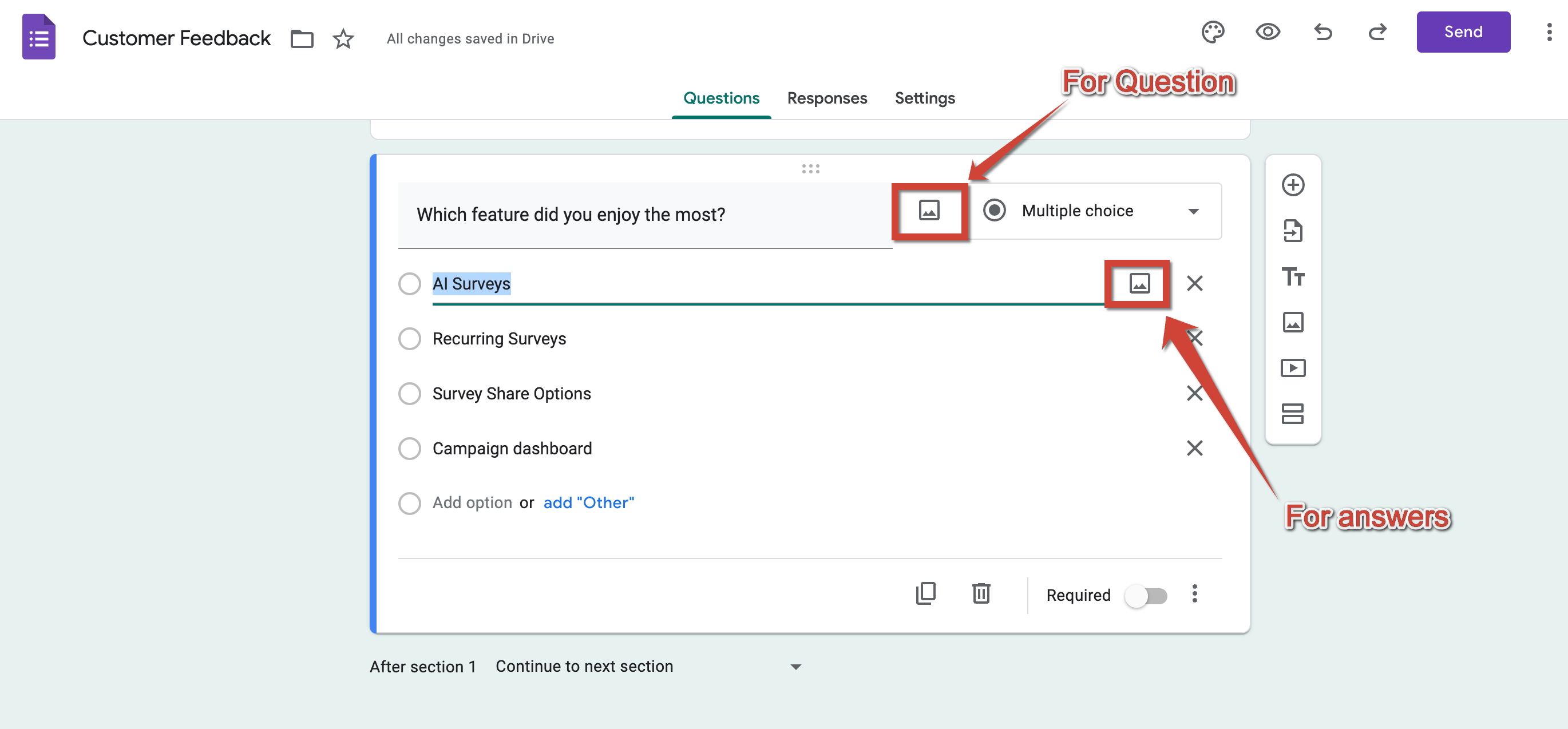 upload image file on google forms