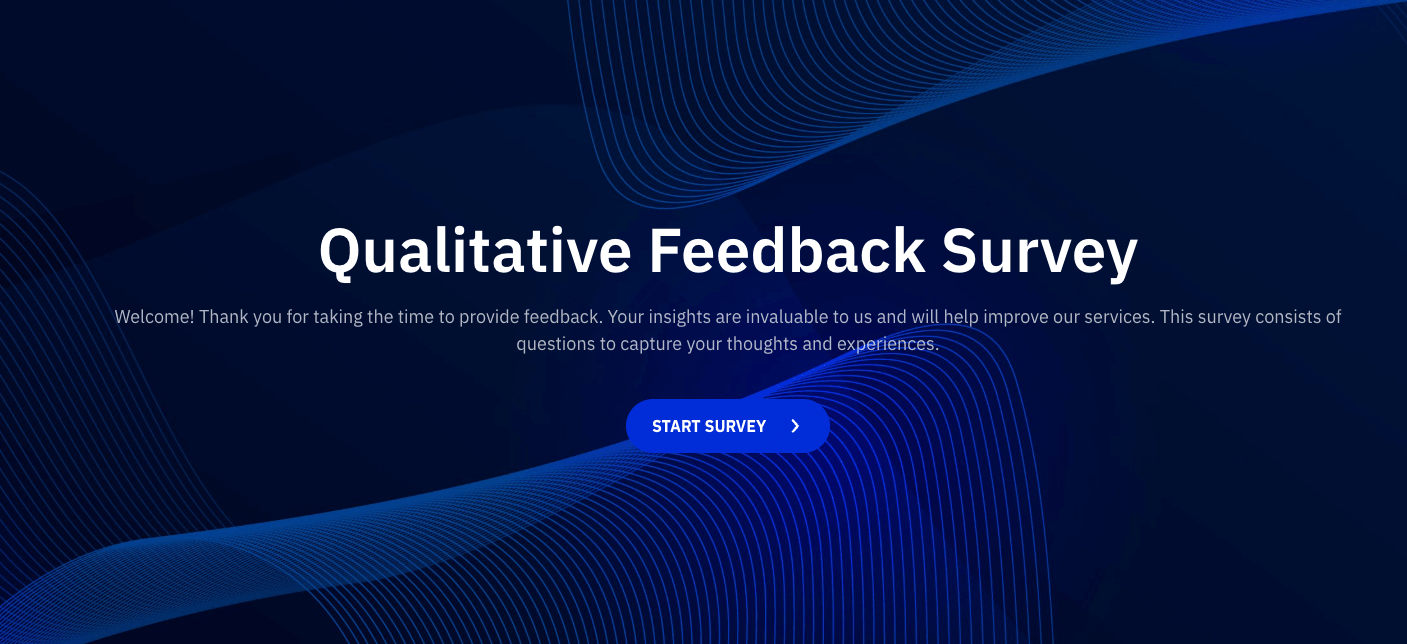  Qualitative Feedback Survey Template 