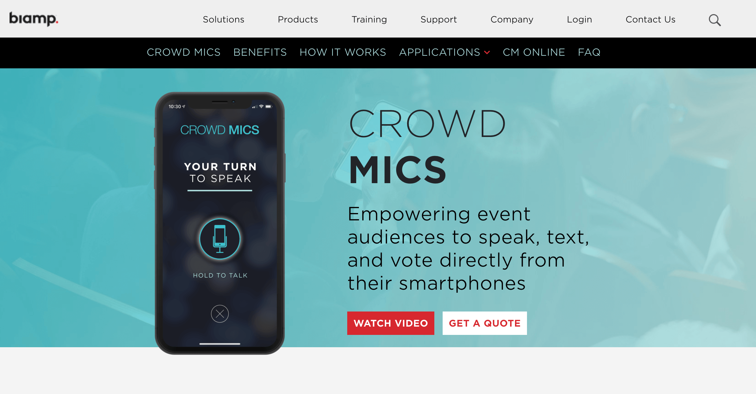 Audience interaction tool #3: Crowd Mic