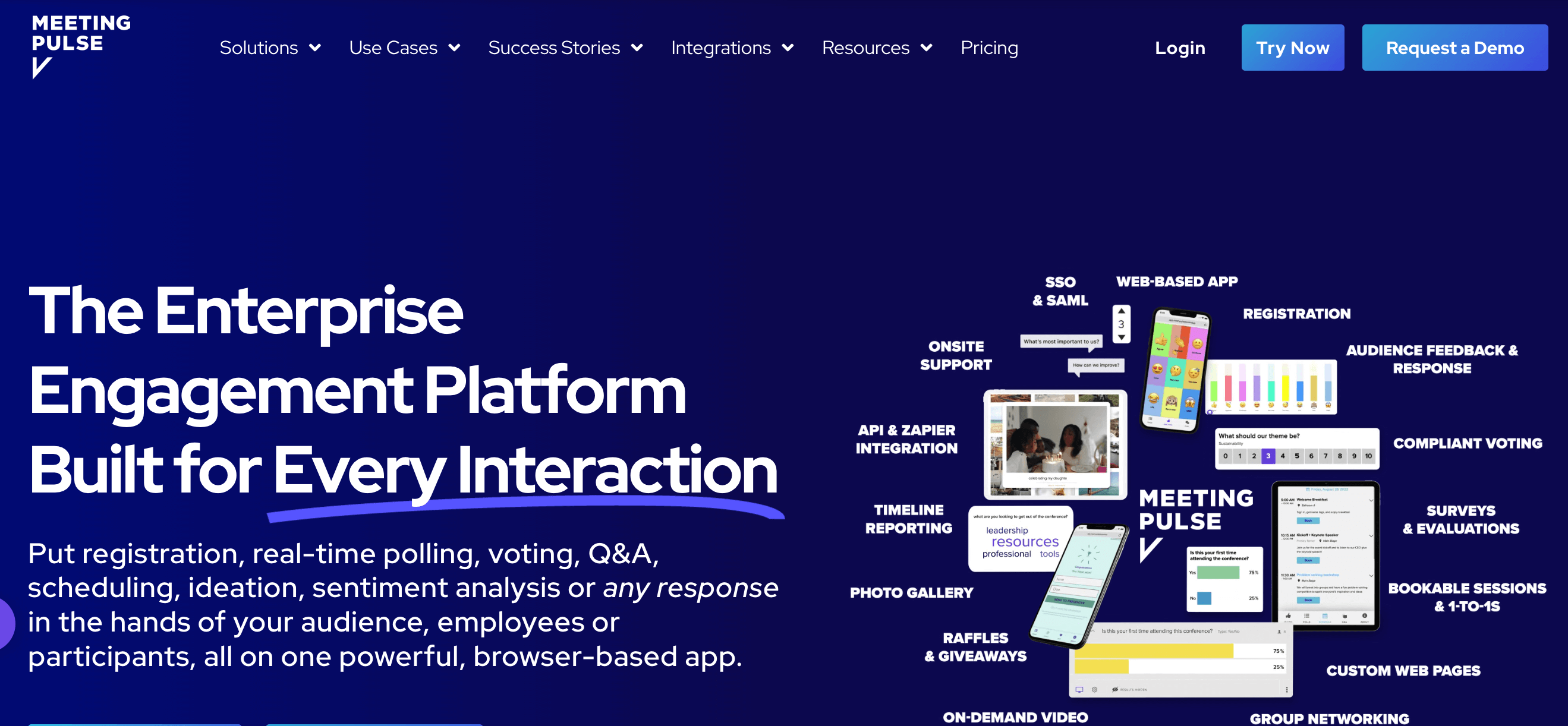 Audience interaction tool #2: MeetingPulse