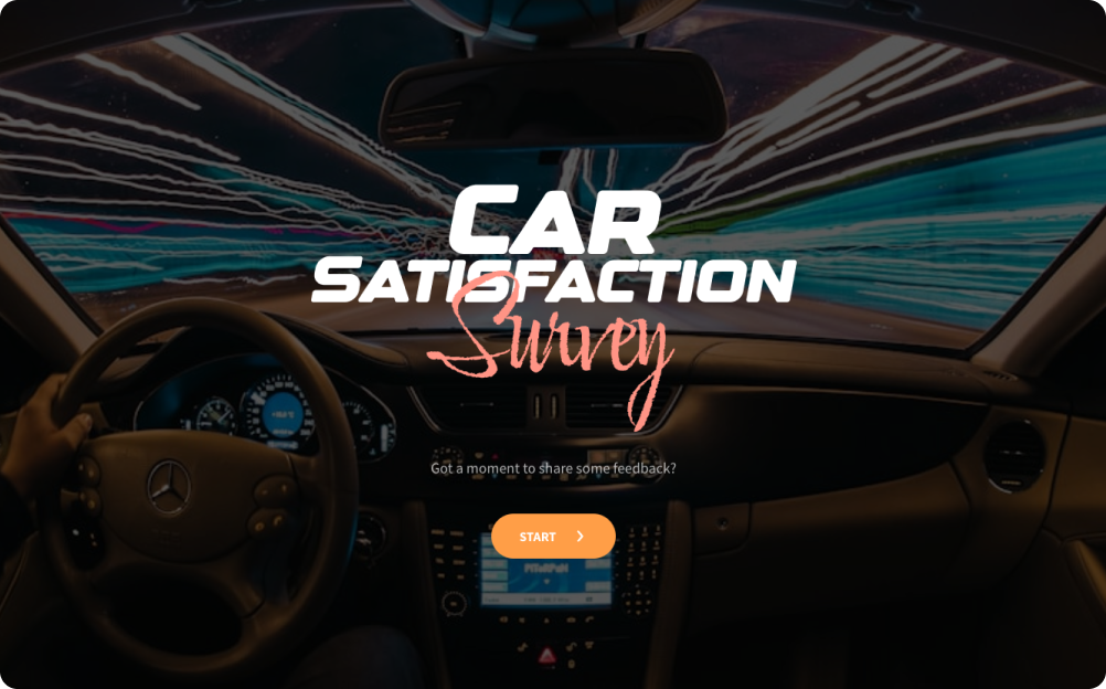  Car Satisfaction Form 